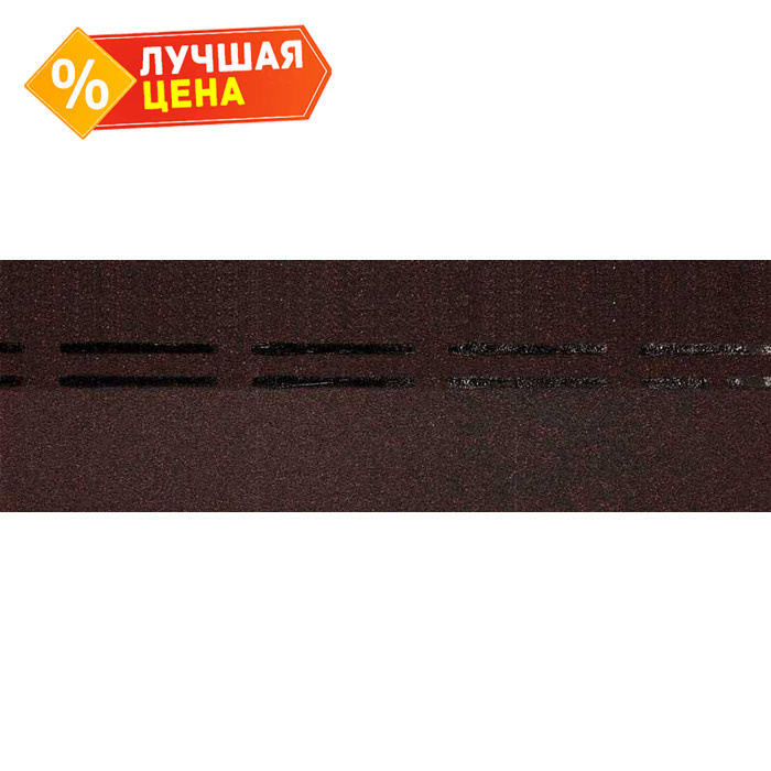 Коньково-карнизная черепица Docke PREMIUM PREMIUM Какао