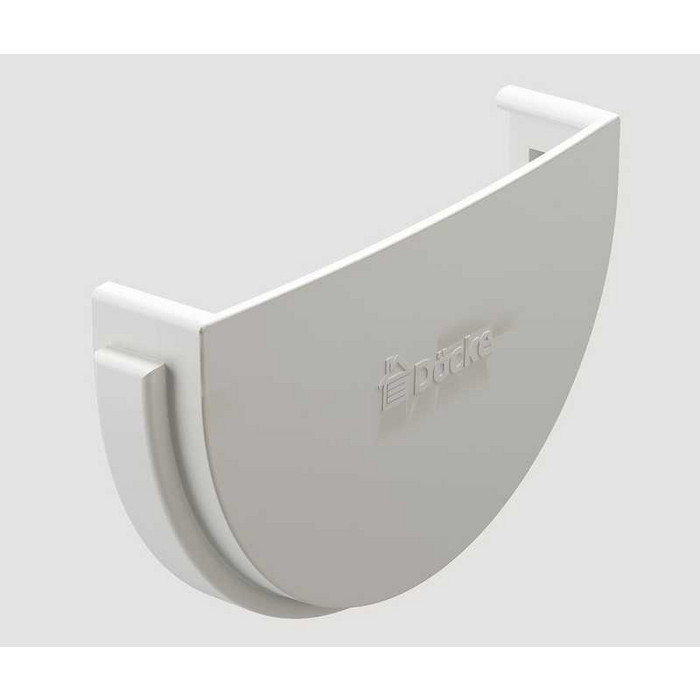 Заглушка желоба STANDARD, белый